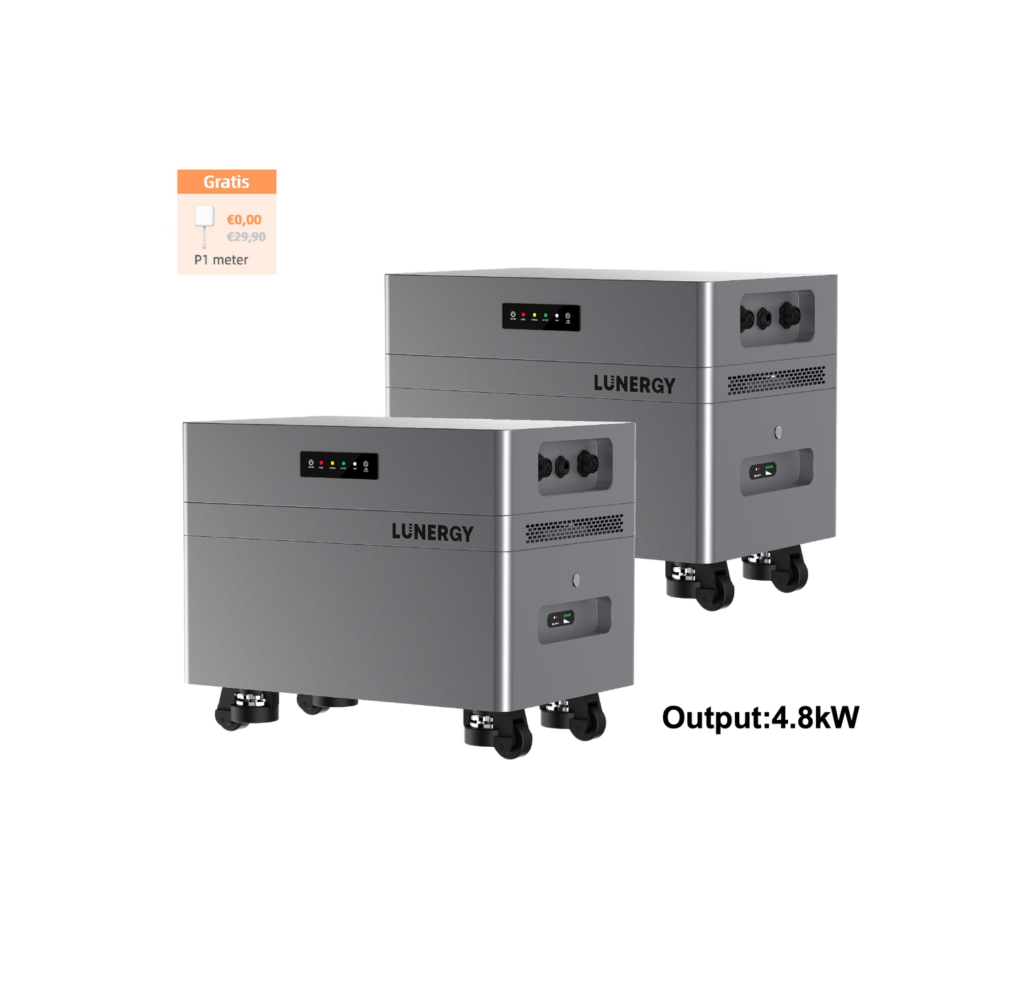 Lunergy Hub 2400 AC Plug-in Home Battery